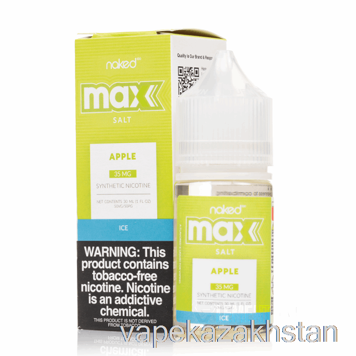 Vape Kazakhstan ICE Apple - Naked MAX Salt - 30mL 35mg